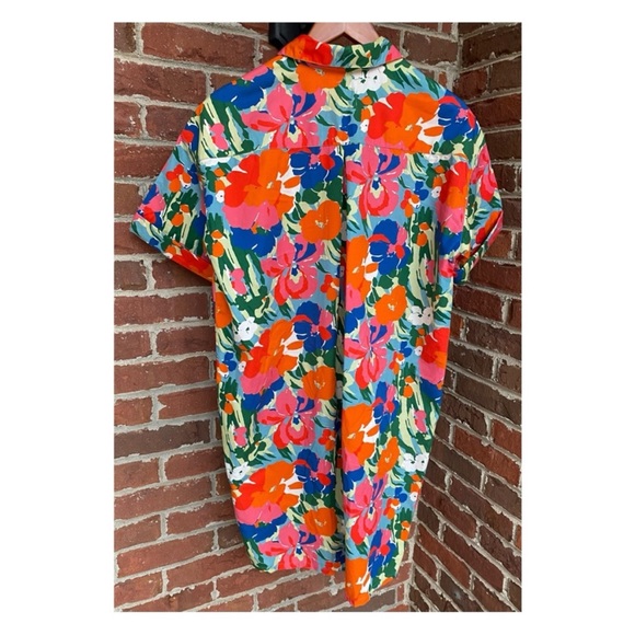 Anthropologie Porridge Utility Printed Buttondown Shirtdress Size Small - Picture 7 of 9